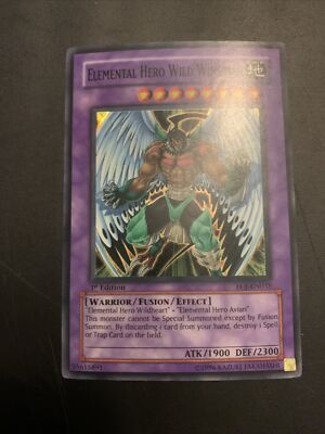 Yugioh! Elemental Hero Wild Wingman Super Rare 1st Edition MINT-image