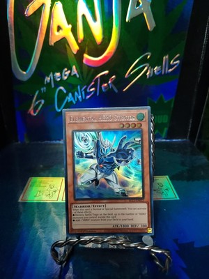 Elemental HERO Stratos - Silver Ultra Rare 1st Edition BLC1-EN022 - NM - YuGiOh-image