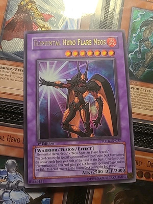Yugioh! Elemental Hero Flare Neos POTD-EN032 Ultra Rare 1st Edition-image