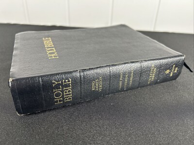 Holy Bible KJV Giant Print Nelson 544 Bonded Leather 1976-image