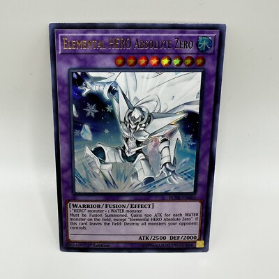 Yugioh Elemental Hero Absolute Zero YG04-EN001 Ultra Rare Limited Edition NM-image