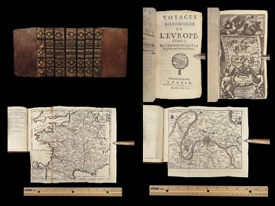 1693 VOYAGES 1ed Europe France Italy Spain England RUSSIA Germany MAPS 7v-image