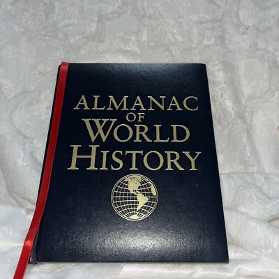 Natl  Geographic Almanac & Map  Of World History Faux leather Collectors Edition-image