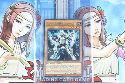 YuGiOh Elemental HERO Solid Soldier TOCH-EN040 1st Edition Rare -image