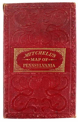 Samuel Augustus Mitchell / Tourist's Pocket Map of Pennsylvania / 1839-image