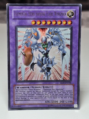 Yu-Gi-Oh! TCG Elemental Hero Shining Flare Wingman EEN-EN036 Unlimited MP-image