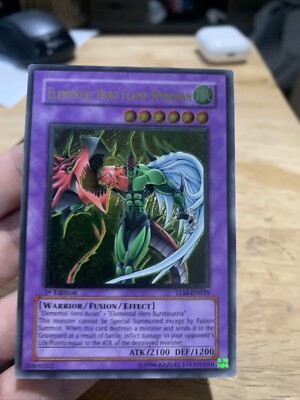 Elemental HERO Flame Wingman (UTR) TLM-EN035 The Lost Millennium 1st Edition Lp-image