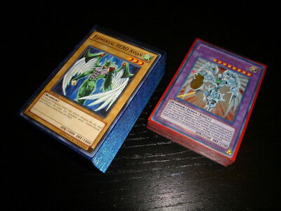 Yugioh 40 Card Elemental Hero Deck Jaden Tournament  + Ultra Pro Sleeves + Bonus-image