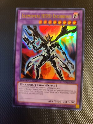 YuGiOh Elemental Hero Escuridao Ultra Rare YG09-EN001 Limited Edition NM-image