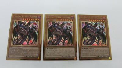 3x  DESTINY HERO PLASMA  1ST ED MGED-EN007 PREMIUM GOLD RARE YUGIOH NM UNPLAYED-image