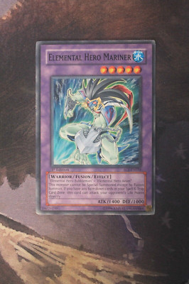 Yugioh! Elemental Hero Mariner - EOJ-EN034 Enemy of Justice 1st Edition - LP/MP-image