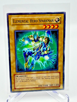 Elemental Hero Sparkman Yugioh DP1-EN004 - 1st Edition Yu-Gi-Oh-image
