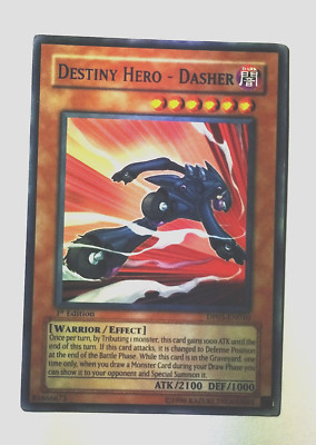 Yugioh Destiny HERO - Dasher DP05-EN010 1st Edition Near Mint-image