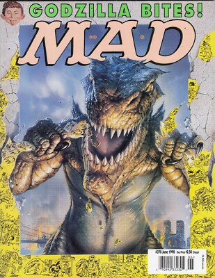 MAD #370 June 1998 Godzilla / Ally McBeal / MAD Looks at the Art World / 6 Degre-image