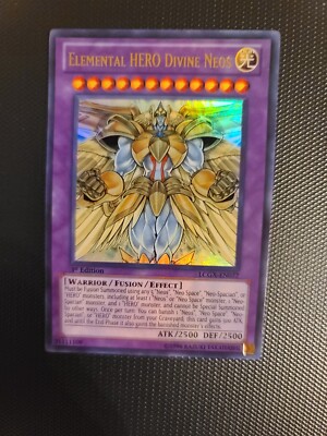 YuGiOh Elemental Hero Divine Neos Ultra Rare LCGX-EN072 1st Edition LP-image