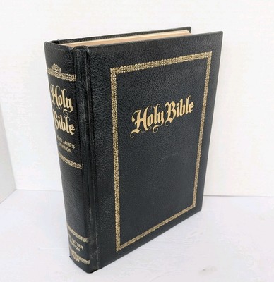 KJV Holy Bible 1973 Red Letter Concordance Padded Family Ottenheimer Study Maps-image