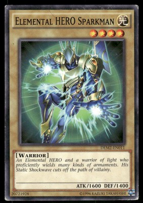Mattel Action Figure Promos: Series 3 #MF03-EN004 Elemental HERO Sparkman-image