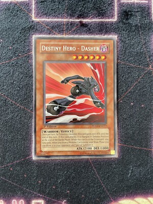 Yugioh Destiny HERO - Dasher - POTD-EN017 - 1st Edition - NM-image