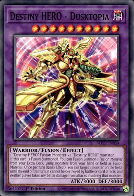 Destiny HERO - Dusktopia - 1st Edition BLC1-EN054 - NM - YuGiOh-image