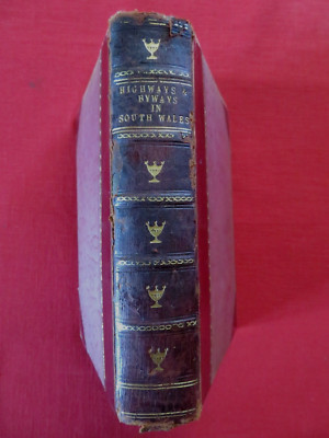 1903 HIGHWAYS AND BYWAYS IN SOUTH WALES / BRADLEY / MAP / LEATHER / ILLUSTARTED-image