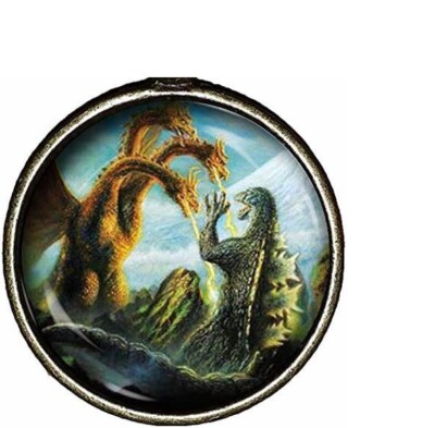 GODZILLA MONSTER TV Pendant Charm On 20