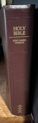 1979 Vintage Leather LDS Bible KJV Published Church of Latter Day Saints Indexed-image