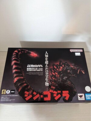 S.H. Monster Arts Shin Godzilla Figure 2016 4th Form Night Combat Japan Toy-image