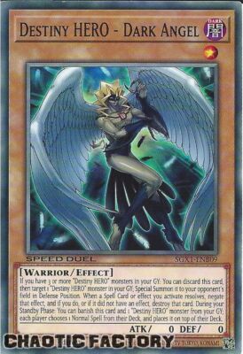 YUGIOH SGX1-ENB09 Destiny HERO - Dark Angel Common 1st Edition NM-image