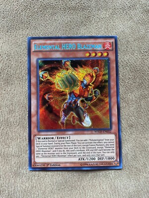 Elemental HERO Blazeman ~ Prismatic Secret ~ WSUP-EN032-image