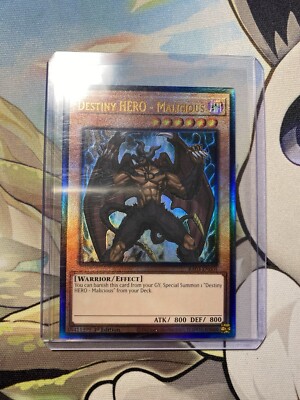 DESTINY HERO MALICIOUS RA03 PUR NM 1ST-image