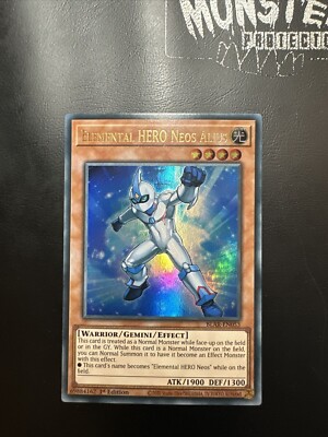 ( ELEMENTAL HERO NEOS ALIUS  ) - Ultra Rare - BLAR-EN053 - 1st - NM - Yu-Gi-Oh-image