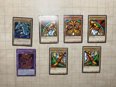 Exodia The Forbidden One, Blue-Eyed White Dragon, & Destroyer Phoenix Enforcer-image