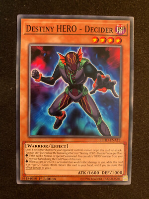 Destiny HERO - Decider - LEHD-ENA12 - Yu-Gi-Oh Card N/M-image