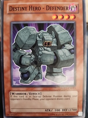 Destiny Hero - Defender - Yugioh Dark Monster - Vintage-image