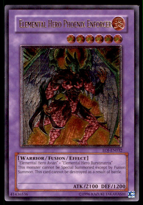 Yu-Gi-Oh! ELEMENTAL HERO PHOENIX ENFORCER #EOJ-EN032 LIGHT PLAY-image