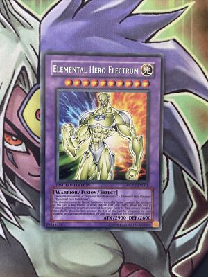 MDP2-EN001 Elemental Hero Electrum Rare Limited Edition Edition NM Yugioh Card-image