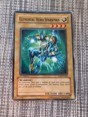Elemental Hero Sparkman - TLM-EN004 - 1st Edition LP YuGiOh! -image