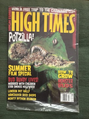 HIGH TIMES MAGAZINE JULY 1998 #275 VINTAGE VTG  Potzilla Godzilla Sealed!-image