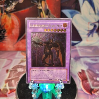 Elemental Hero Flare Neos POTD-DE032 *GERMAN* Unl Ed Ultimate Rare NM Yugioh-image
