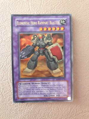 YUGIOH ELEMENTAL HERO RAMPART BLASTER ULTRA RARE EEN-EN033 NM-image