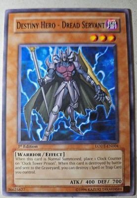 Yugioh Destiny Hero - Dread Servant LODT-EN004 Light of Destruction-1st Edition-image