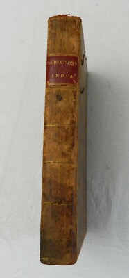 1812, An Historical Disquisition Concerning..India, W. Robertson, LEATHER 2 MAPS-image