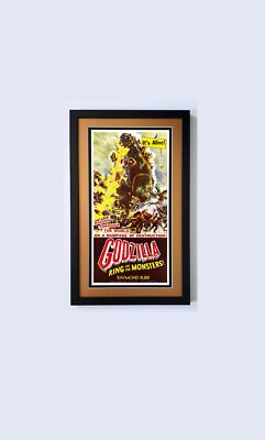 Godzilla King of Monsters Poster Metalic Gold Mat-image