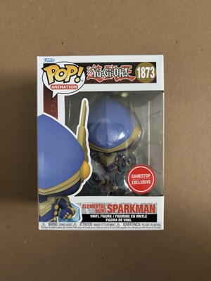 Funko POP Yu-Gi-Oh! Elemental Hero Sparkman Game Stop Exclusive 1873 -image