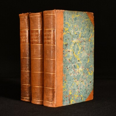 1827 3vols Charles Rollin's Ancient History New Edition Folding Map-image