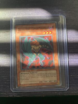 Yu-Gi-Oh! TCG Destiny Hero - Captain Tenacious Enemy of Justice EOJ-EN002 1st...-image