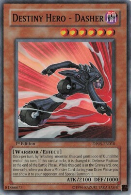 Yu-Gi-Oh! Destiny HERO - Dasher DP05-EN010 Common 1st Edition NM-image