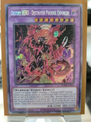 Yugioh Destiny HERO - Destroyer Phoenix Enforcer - BODE-EN039 - Secret Rare M/NM-image