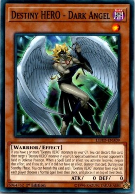 Destiny HERO - Dark Angel LEHD-ENA09 Legendary Hero Decks 1st Edition-image