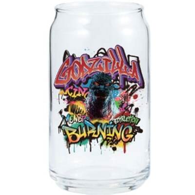 Godzilla (1995) Can-shaped Glass (PA) Street Art [Character Goods] From Japan-image